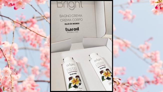 Bright Tiaroil | Bagno Crema e Crema Corpo da 250ml con Olio di Monoi